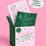 Pink + Green Glitter Bombs