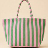 Striped Terry Tote Bag