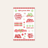 Sorority Sticker Sheet - 19 Chapters Available