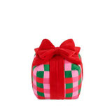 Checkered Gift Box Small Pillow