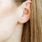 Cheer Screwback Stud Earrings