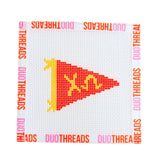Sorority Pennant Needlepoint Canvas