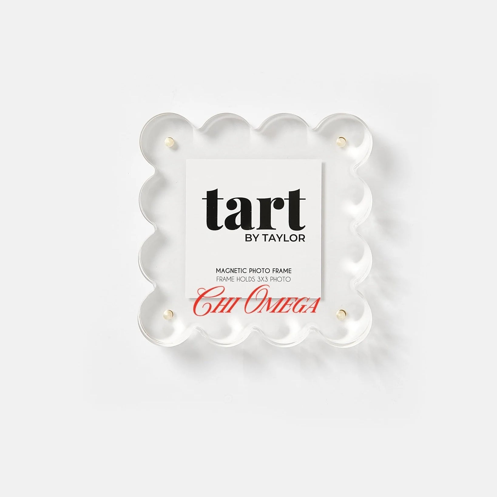 Sorority Acrylic Script Mini Picture Frame