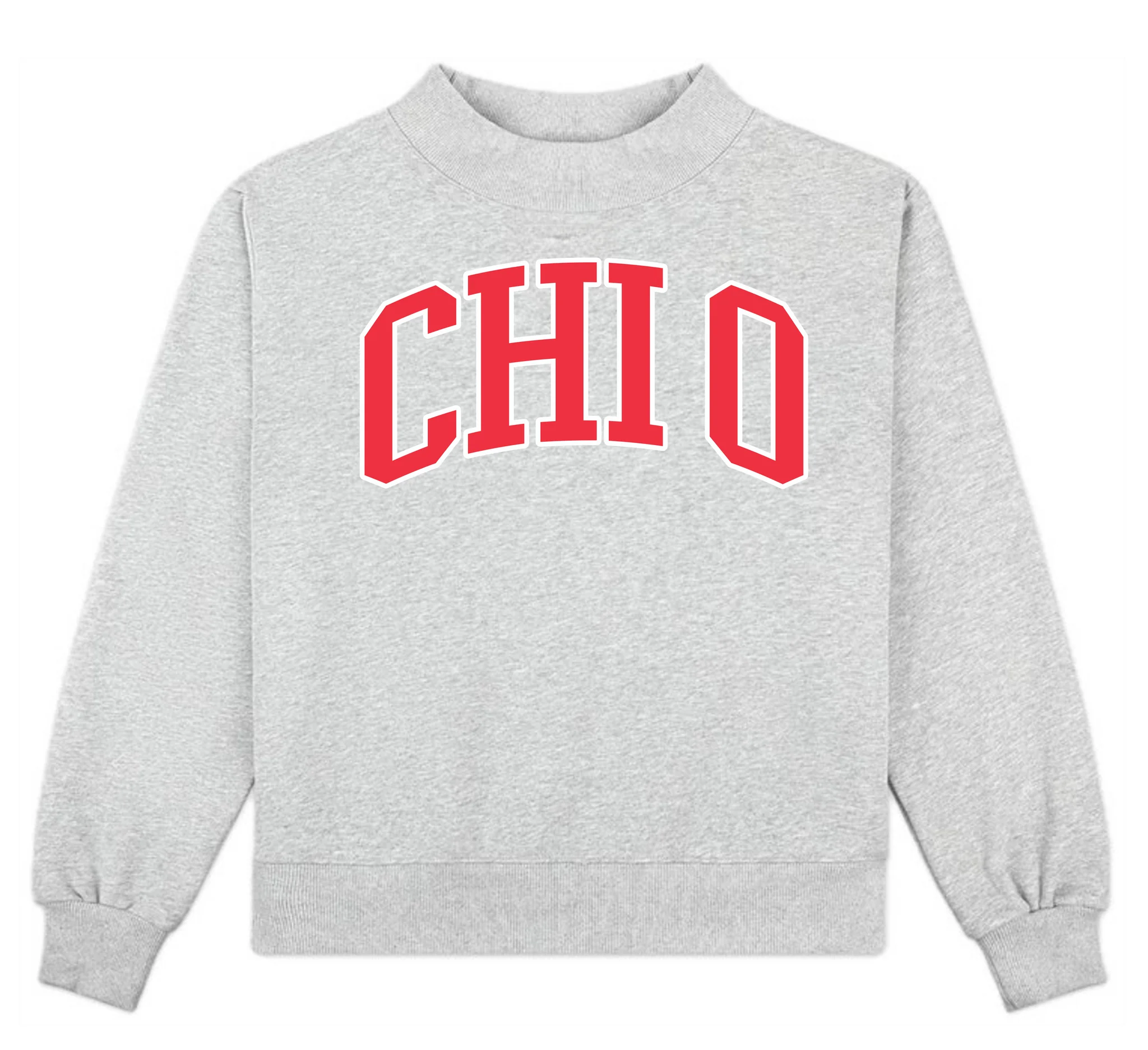 Campus Mock Neck Sweatshirt