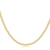 17" Choker Classic Gold 3MM Bead