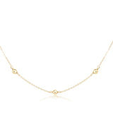 17" Choker Simplicity Chain Gold-Classic 4MM Gold