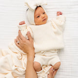 Knit Chunky Sweater- Ivory