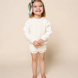 Knit Chunky Sweater- Ivory