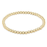 Classic Gold Extended 4mm Bead Bracelet