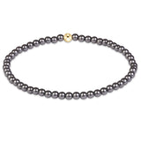 Classic Pearl Dark Grey 3mm Bracelet