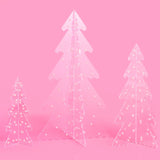 Clear Acrylic Trees with Pearls