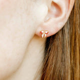 Collins Row Screwback Stud Earrings