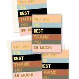 Colorblock Thank You Boxed Set