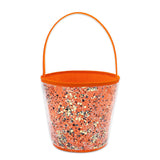 Orange Confetti Candy Bucket