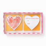 Boxed Confetti Heart Valentine