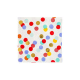 Primary Confetti Paper Cocktail Napkin