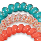 Spriral Hair Coils | Large | Coral Craze