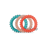 Spriral Hair Coils | Large | Coral Craze