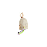 Ezra Mini Backpack Charm- Ivory