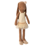 Bunny, Size 2- Chocolate Brown -Ballet suit and skirt cream