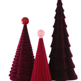 Crushed Velvet Trees- Rose