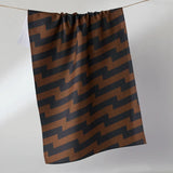 Current Orange Tea Towel