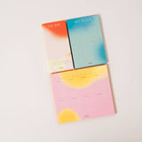 Multicolor List Pad Set of 3