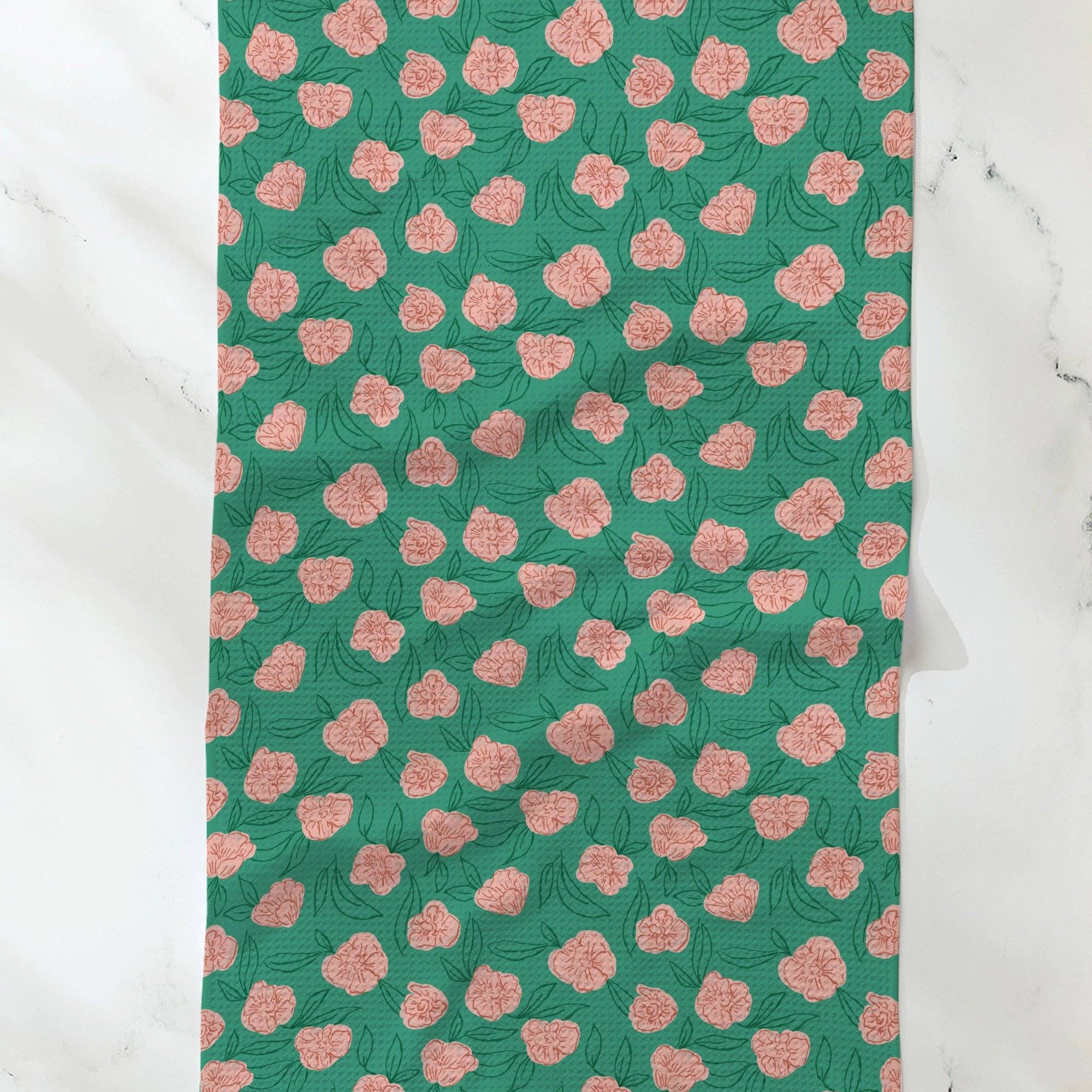 Lucky Bloom Tea Towel