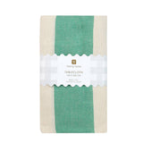 Green Stripe Cotton XL Gingham Tablecloth