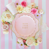 PETAL PINK SIGNATURE CABANA STRIPE TABLE RUNNER