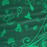 Emerald City Tablecloth - washable tablecloth, pink green witch