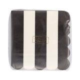 Thick Black Stripes Cocktail Napkin