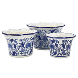 Ceramic Chinoiserie Planter Pot