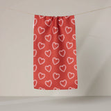 Soft Heart Scarlet Bar Towel