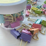 Binder Clips | Pastel Rainbow