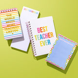 Spiral Notebook - "Best Teacher Ever" - 200 Pages