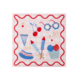 PATRIOTIC PICNIC ICON LARGE NAPKINS