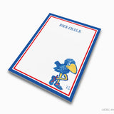 Kansas 1912 Jayhawk Small Notepad [Officially Licensed]