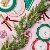 Coquette Christmas - Bows Large Party Napkins - Holiday