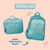 Blue Glitter Lunch Box