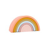 Stacking Rainbow Silicone Baby Toy Teething Learning Toy