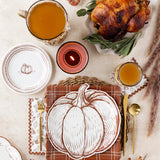 Fall Foliage Dinner Paper Napkins