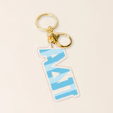 Sorority Stripes Acrylic Keychain