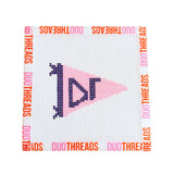 Sorority Pennant Needlepoint Canvas