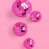 Pink Disco Cake Toppers