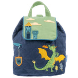 Quilted Backpack- Dragon