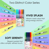 Dual-Tip Notetaking Pen Set of 6