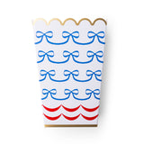 4TH OF JULY BOW FLAG POPCORN BOXES
