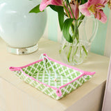 Brushstrokes Green Snap Tray