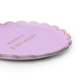 Le Lilac Signature Happy Birthday Small Plates (Set of 8)